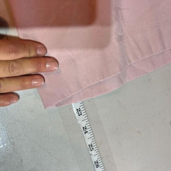NWT Soft Surroundings Ingrid Dusty Pink Cropped Wide Leg Belted Pants Size 4 - Picture 11 of 12